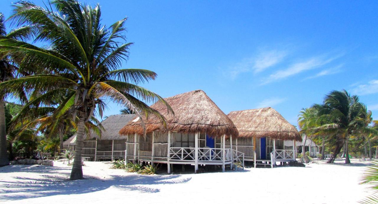 Cabanas Ecoturisticas Costa Maya Mahahual Exteriör bild