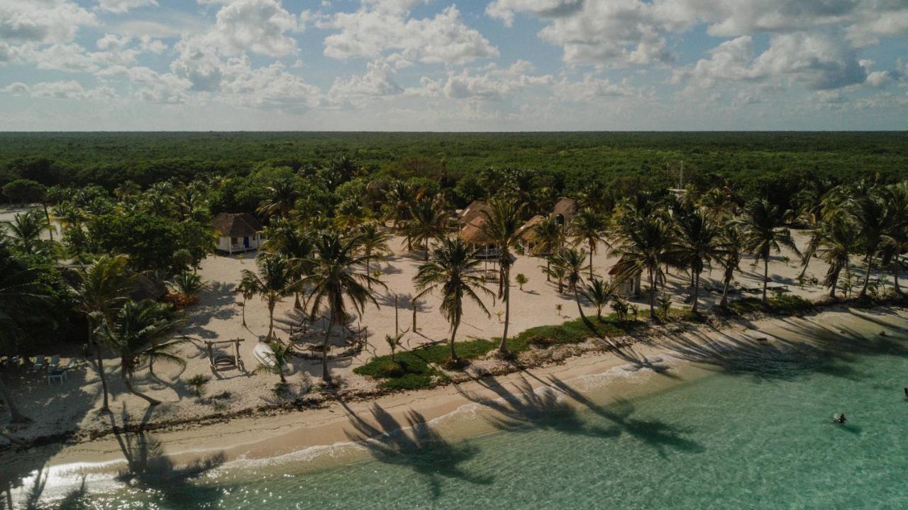 Cabanas Ecoturisticas Costa Maya Mahahual Exteriör bild
