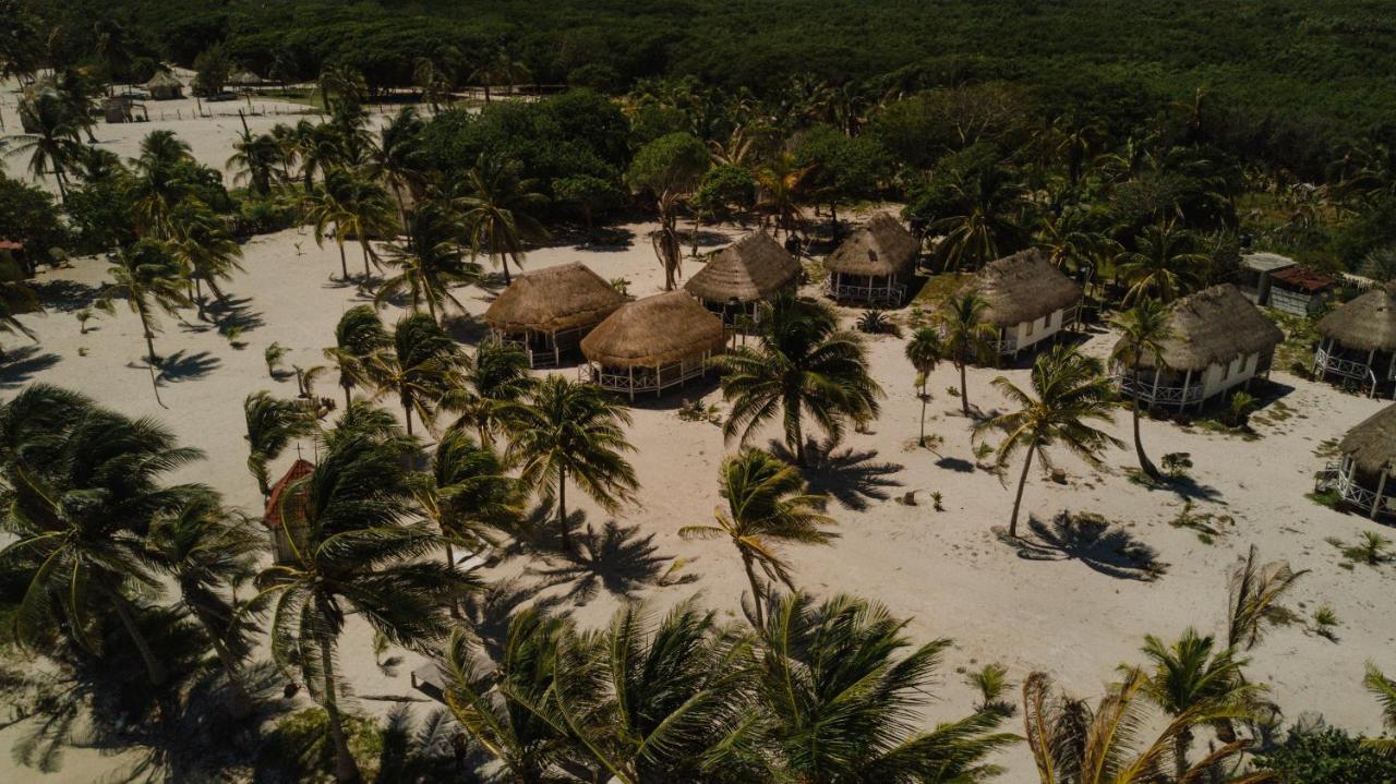 Cabanas Ecoturisticas Costa Maya Mahahual Exteriör bild