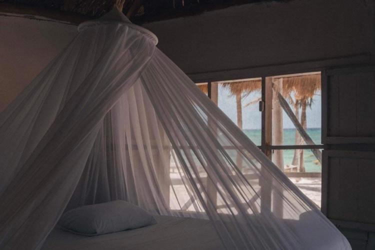 Cabanas Ecoturisticas Costa Maya Mahahual Exteriör bild