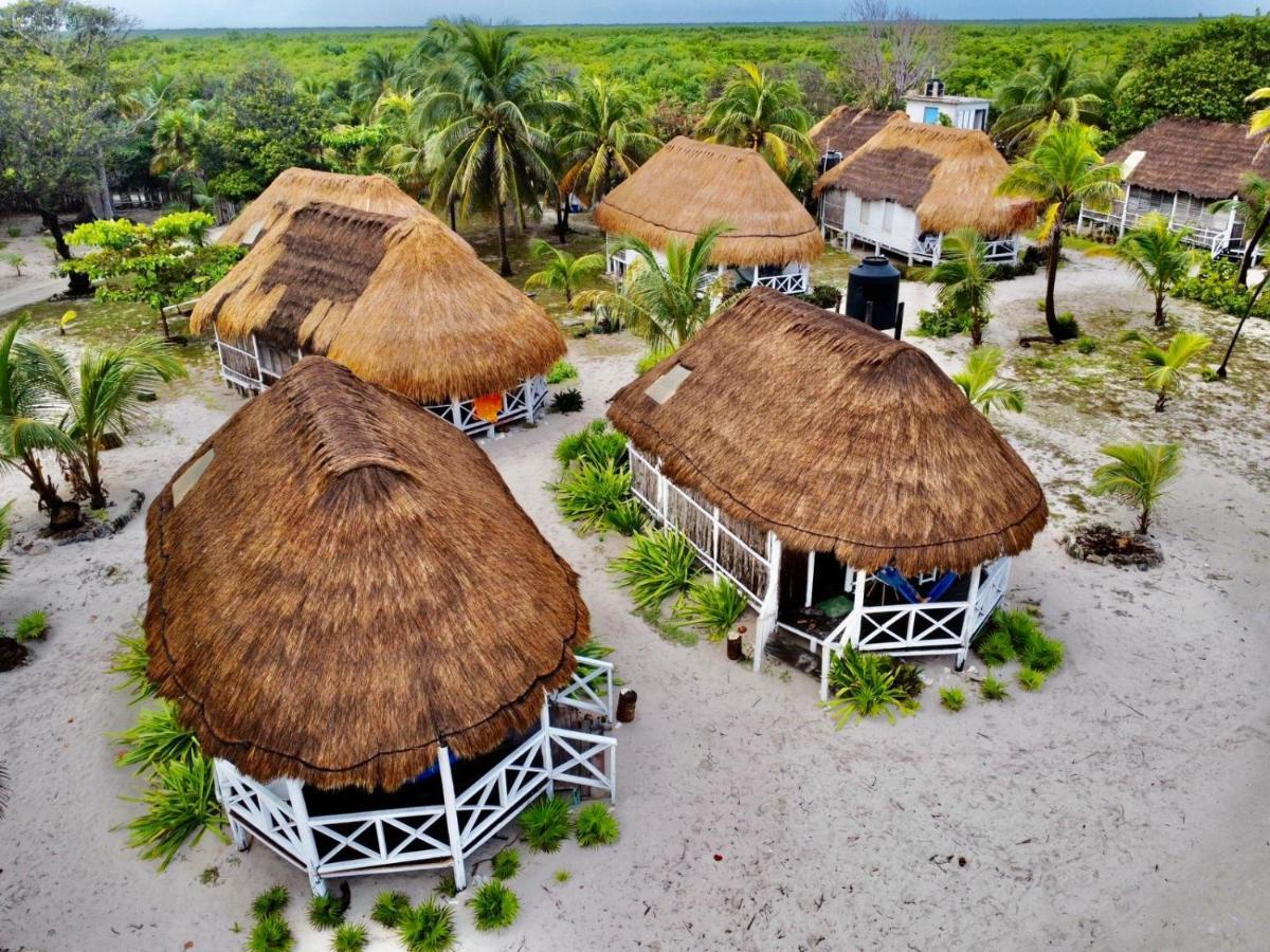 Cabanas Ecoturisticas Costa Maya Mahahual Exteriör bild